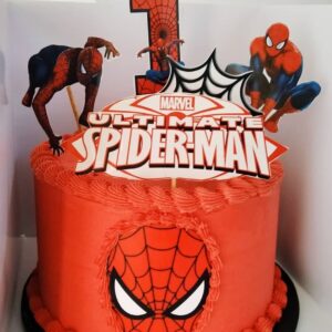 8inch Spiderman cake